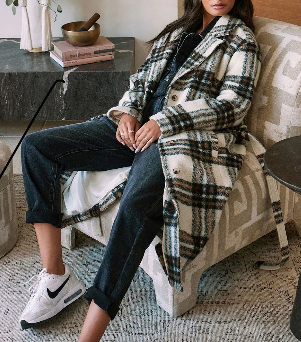 Saltwater Luxe Morgana Waterproof Trench Coat Size S Navy Blue