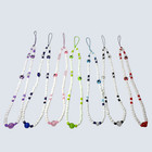 Bracelet breloque en perles bracelet forme mauvais œil téléphone portable string strap mode