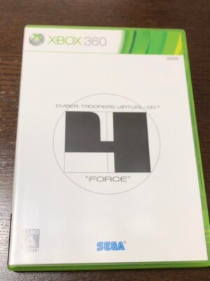Xbox360 Game Cyber Troopers VirtualOn Force Japanese Tested Genuine