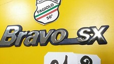 SCRITTA "BRAVO SX" LOGO EMBLEMA STEMMA FIAT BRAVO BADGE SIGLA FREGIO PLASTICA