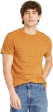 Goodfellow & Co Men's Gold Short Sleeve Crewneck Pocket T-Shirt Size Large