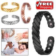 Chinese Medicine Copper Magnetic Bracelet Arthritis Pain Relief Carpal Tunnel