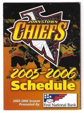 2005-06 Johnstown Chiefs ECHL Hockey Schedule !!! Ticket Infos