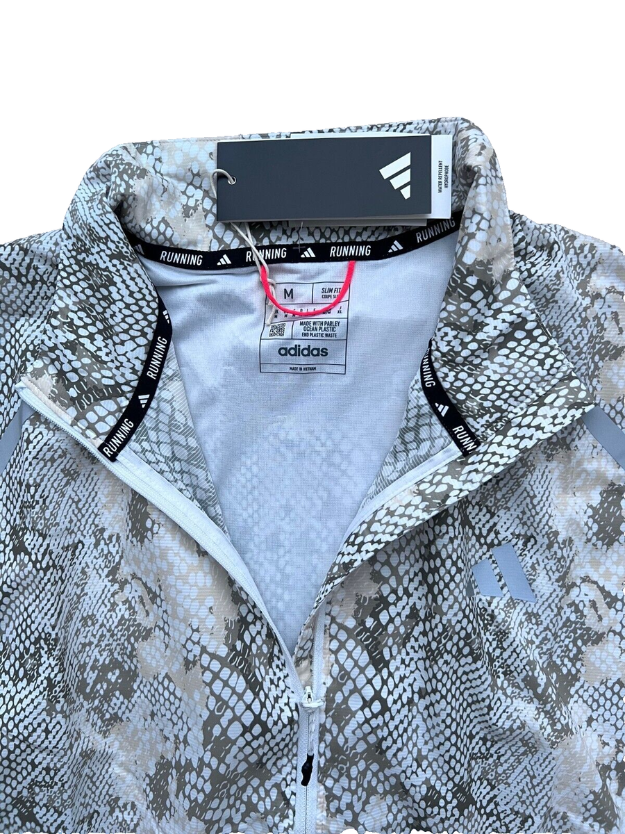 Adidas IC7597 Marathon Run Track Jacket Silver ( M ) | eBay