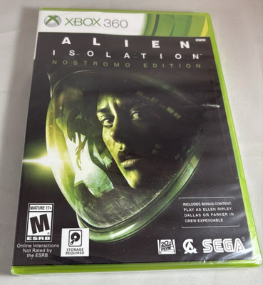 ALIEN ISOLATION NOSTROMO EDITION - MICROSOFT XBOX 360 - BRAND NEW SEALED