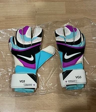 New Nike GK Vapor Grip 3 ACC Soccer Goalkeeper Gloves Unisex Size 8 FB2999-010