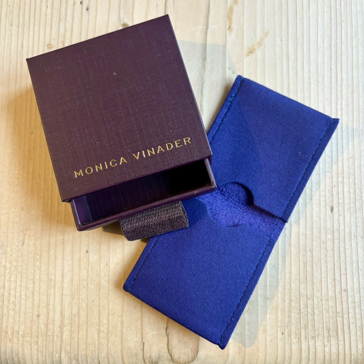 Monica Vinader Gift Box with Pouch Insert 6cm
