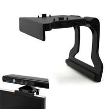 TV Clip Mount Stand Holder Adjustable for Xbox 360 Xbox360 Kinect Sensor Black