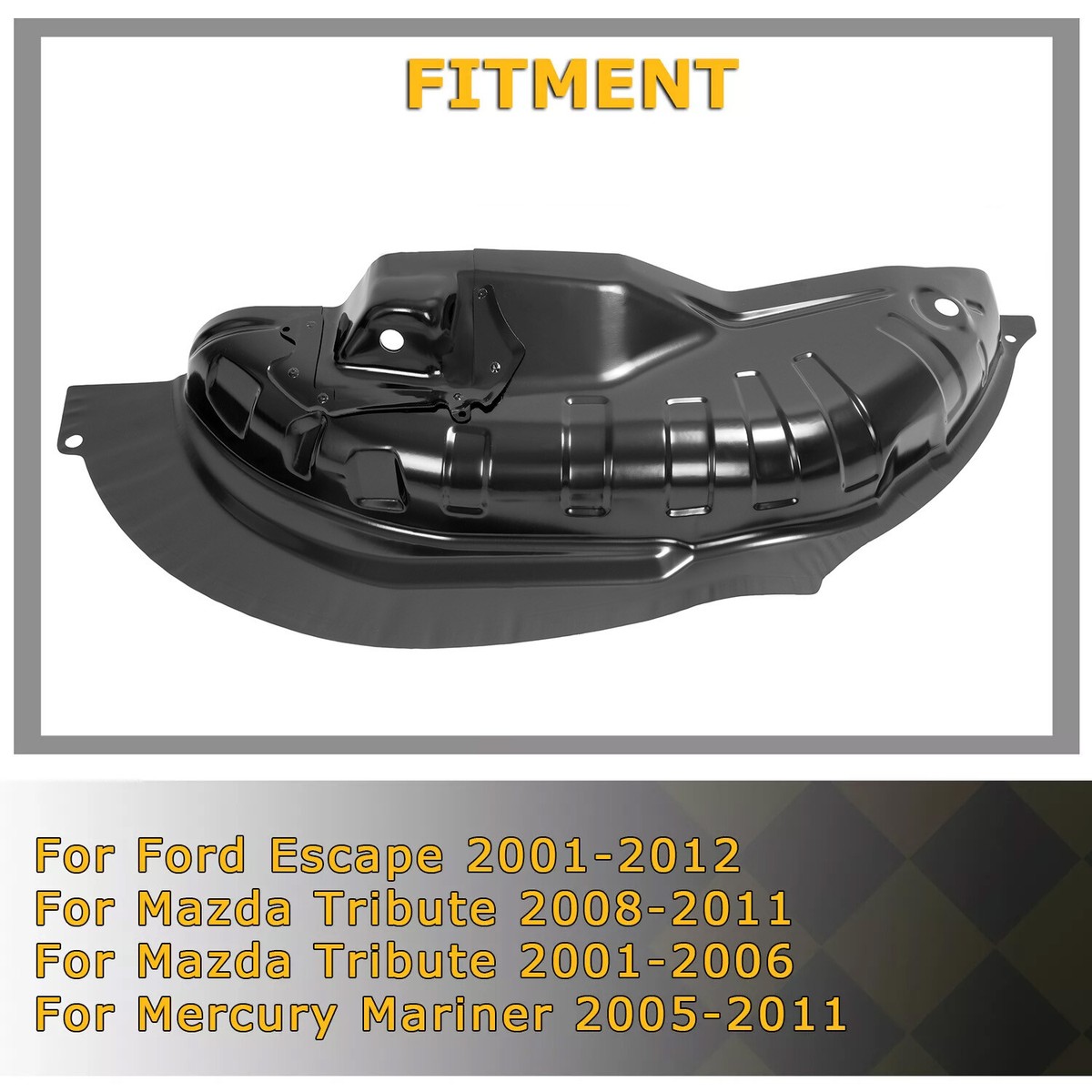 Rear Right Shock Tower Patch Panel For 01-12 Ford Escape Tribute