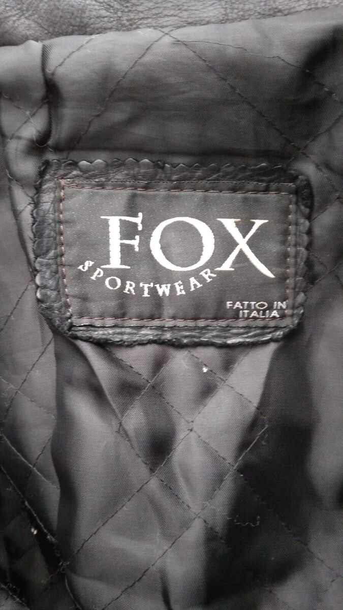 Fox Genuine Leather Jacket Used Women Black Size M XYM786L Fox Genuine Leather Jacket Used Women Black Size M XYM786L