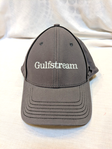 NEW Gulfstream Under Armour Men OSFA Adjustable Hat Grey Charged Cotton Heatgear - Picture 2 of 13