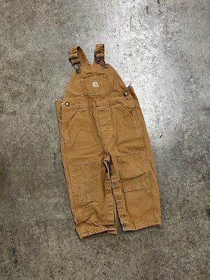 Carhartt ベージュオーバーオール 24M