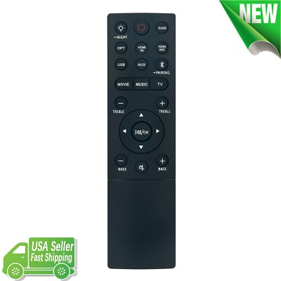 New Alto 8i Replaced Remote for TCL 2.1 Channel Bluetooth Soundbar System TS8111