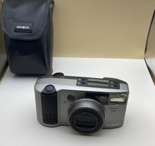 Minolta Capios 140 Compact Camera Film Point Shoot 35mm Zoom Lens Japan TESTED