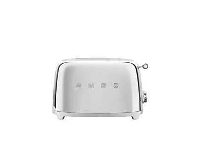 SMEG 2 Slice Toaster with 6 Presets and Defrost (TSF01SSMUS) Stainless - Image 1 of 4