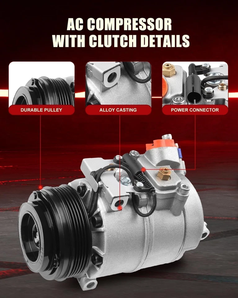 2001 2002 2003 2004 2005 BMW 325Ci 325i 330i 330xi AC A/C Compressor - Image 4 of 4