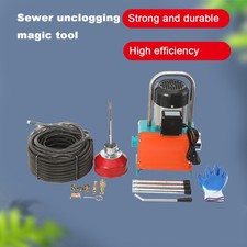 1000W Elektrische Rohrreinigungsmaschine Rohrreinigungsspirale Rohrreiniger 20m