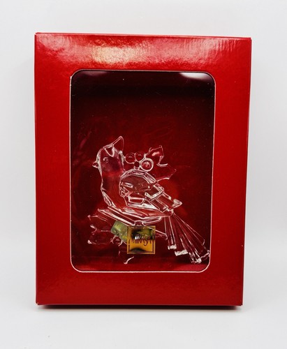 Mikasa Crystal Cardinal Ornament Holiday Facets SN405/578 Original Box Sticker - Picture 10 of 13