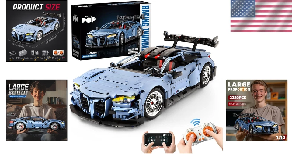 Dynamic Version RC Car Building Kit Motors Included - Image 2 of 4