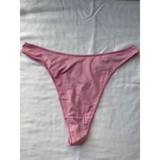 NWOT Vintage Victoria s Secret Pink Second Skin Thong G-String L