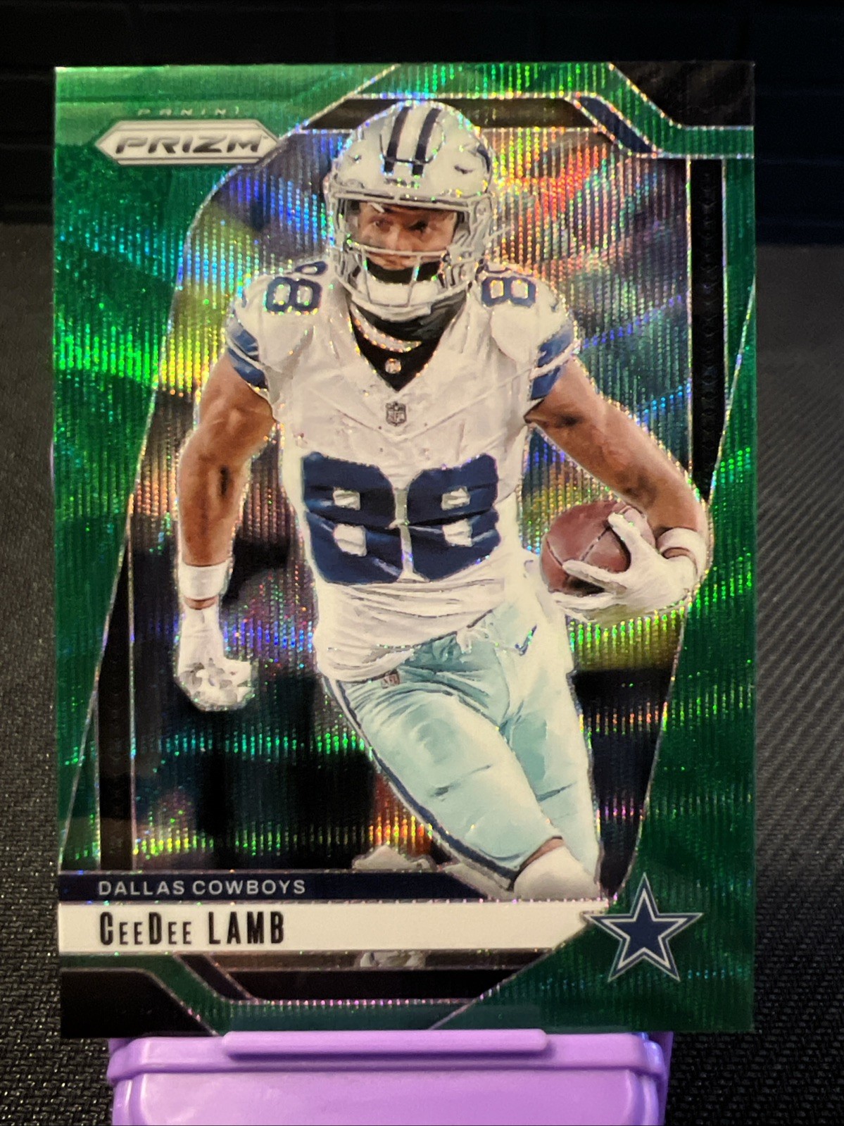 2024 Panini Prizm - CeeDee Lamb #75 Green Wave Prizm Cowboys