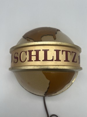 Vintage Schlitz Beer Half Globe Light-Up Advertising | eBay