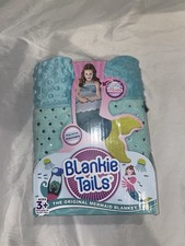 New Blankie Tails Blue Original Mermaid Blanket Kids Size MISP