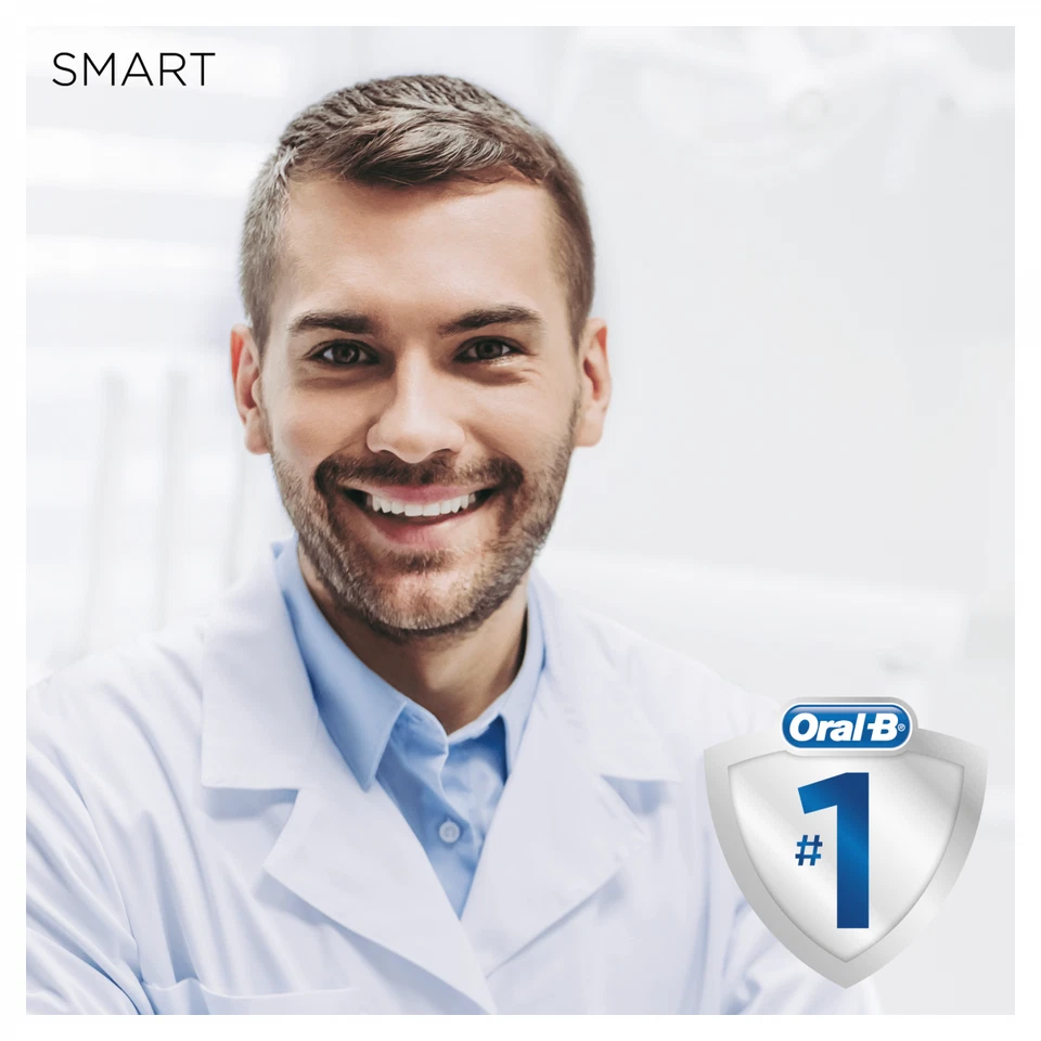 Oral-B Smart 4 4500 CrossAction Spazzolino Elettrico - Nero + Dentifricio omagg. - Imagen 3 de 4