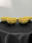 🟡 4 Shawnee Pottery Corn King Yellow Corn Cob # 6 Serving Mixing Bowls 6 1/2"