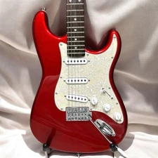 Fernandes ST-Style Electric Guitar Pearl White Pickguard Near Mint Japan