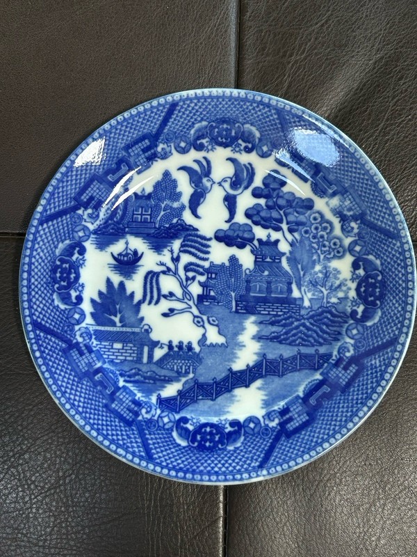 Beautiful Vintage Blue Willow 6 Inch Saucer Made In Japan