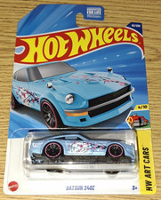 2025 Hot Wheels Main Line Datsun 240Z 62/250 Art Cars JJB80 Blue