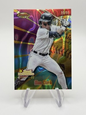 Max Clark - 2025 Bowman's Best - Gold Lava Best Performance /50