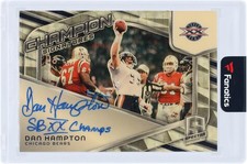 Dan Hampton Chicago Bears Signed 2024 Panini Spectra #CS-DGN #1/1 Card w/Insc