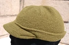 WW2 US ARMY ORIGINAL MILITARY COLD WEATHER KNIT OD WOOL JEEP CAP UNDER M1 HELMET