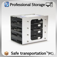 2/3/4/8 Bay Aluminum Hard Disk Rack 3.5 Inch HDD Bracket Holder Box Cage Case