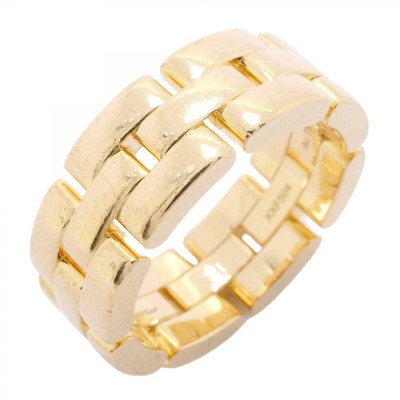 Cartier Maillon Panthère 3-Row Ring, 18K Yellow Gold, Size #55, Me... GZl1j5kk