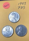 1943 PDS Lincoln Wheat Cent #1327