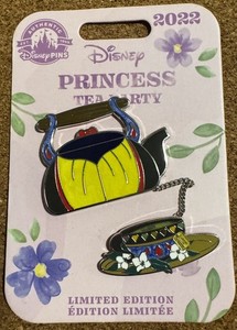 Disney Parks Princess Tea Party Snow White LE 4000 Pin Set with Backer Board