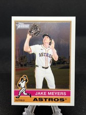 2025 Topps Heritage High Number Jake Meyers #674 Chrome Astros