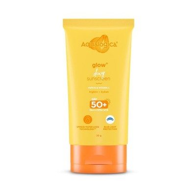 Aqualogica SPF 50 PA++++ Papaya & Vitamin C 50g  Sunscreen Gel