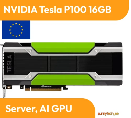 NVIDIA Tesla P100 16GB HBM2 GPU  - 699-2H400-0201-530