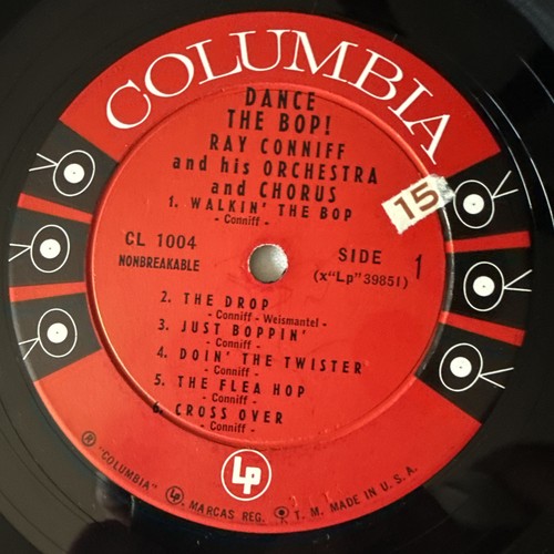 RAY CONNIFF - Dance The Bop! LP (1957) Columbia CL 1004 Mono Cool Cat VG+ - Picture 6 of 8