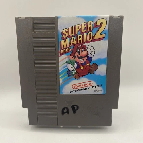 Super Mario Bros 2 (SMB2) Nintendo NES, Authentic, Cart Only, Tested Works