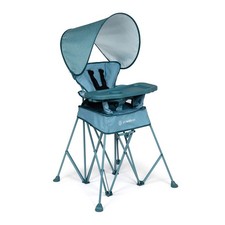 Portable High Chair Deluxe Uplift Baby Delight Go with Me Blue Wave