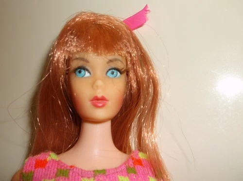 VINTAGE 1968 MATTEL MOD TNT #1160 RARE HTF TITIAN ORIGINAL OUTFIT PLUS STAND