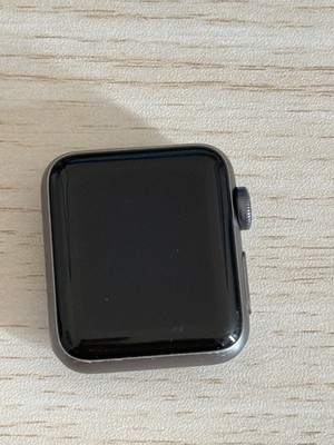 Apple Watch Series 3 38 mm Alu Space Grau, Armband Schwarz, GPS   Defekt!