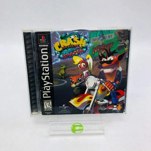 Crash Bandicoot Warped (Sony PlayStation 1 PS1 1998)in Original Box w Manual CIB