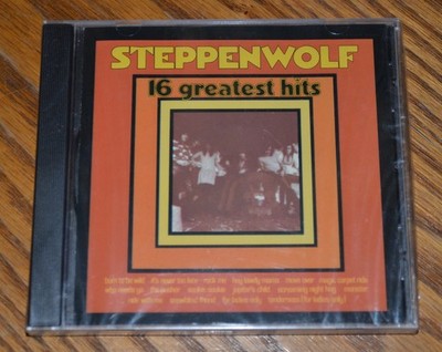 new sealed Steppenwolf 16 Greatest Hits CD Born to be Wild MCA Cinram Canada