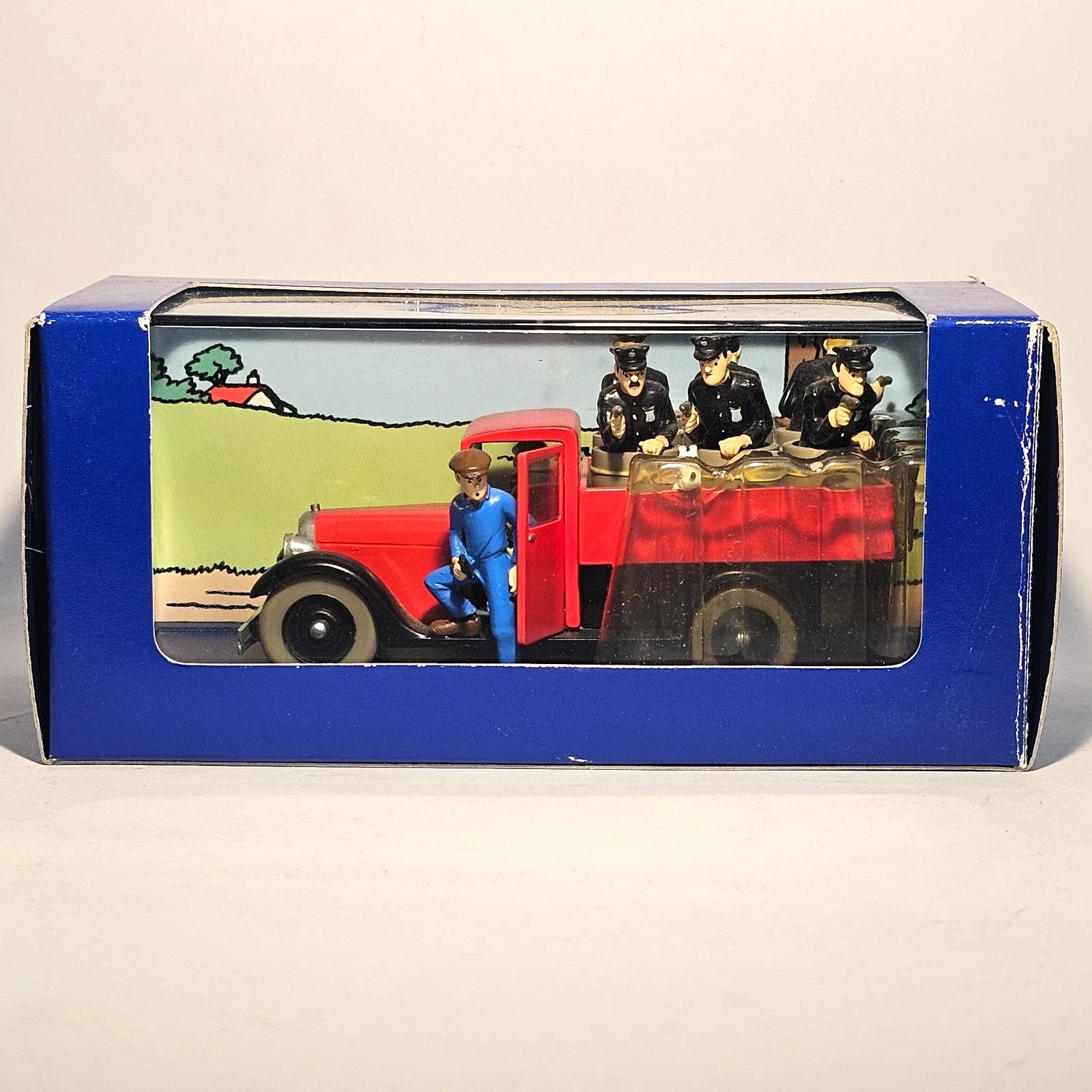 Voiture Miniature Tintin Camion de police de Chicago de Tintin en Amérique 1930
